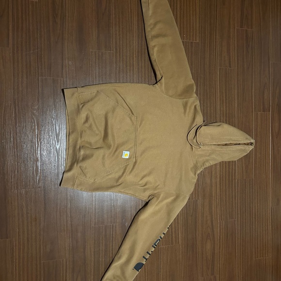 Carhartt Other - Carhartt Brown Hooded Work Sweatshirt